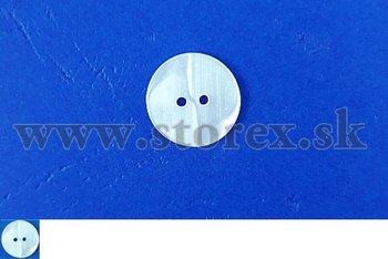 Dvoudrkov perleov knoflk  15mm(24&quot;)