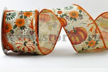 Dekoran stuha -podzim 63 mm