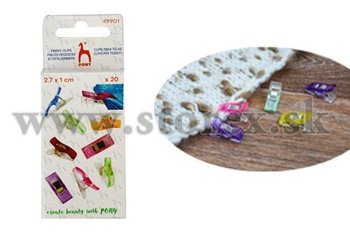 Clipy na textil - PONY